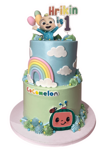 Cake Creations by Kate™ SpecialityCakes 2-Tier Cocomelon Cake